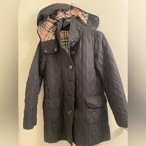 Burberry Black Quilted Women's Coat